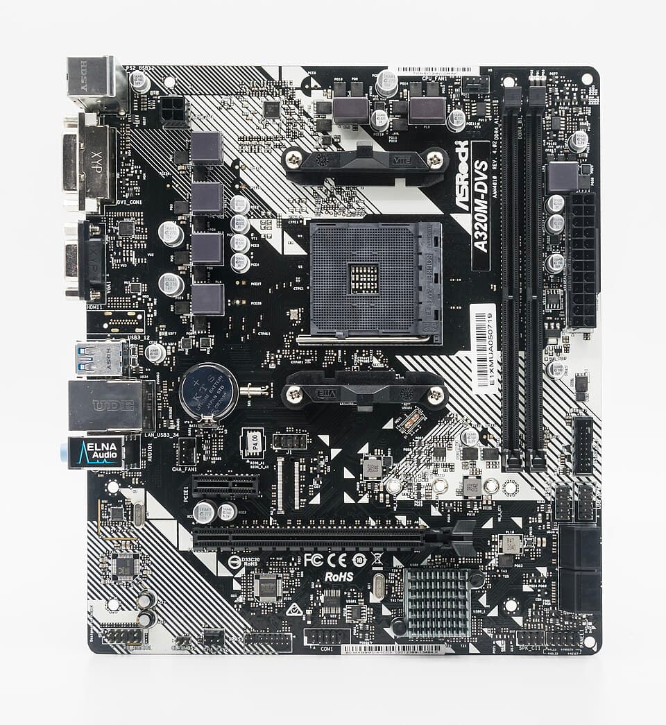 Desktop computer motherboard
