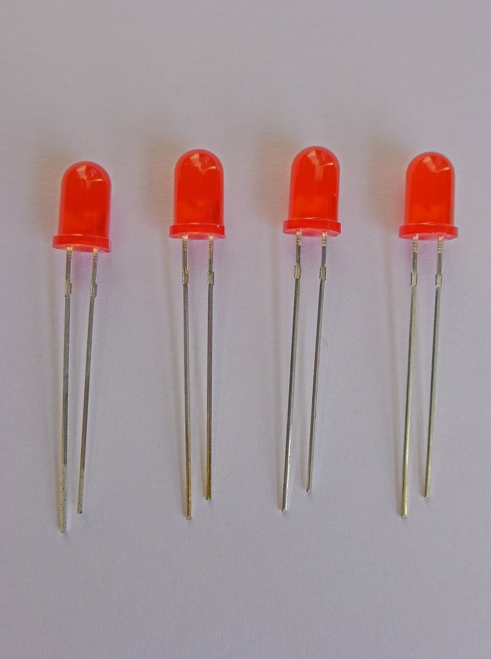 5 mm kırmızı LED'ler