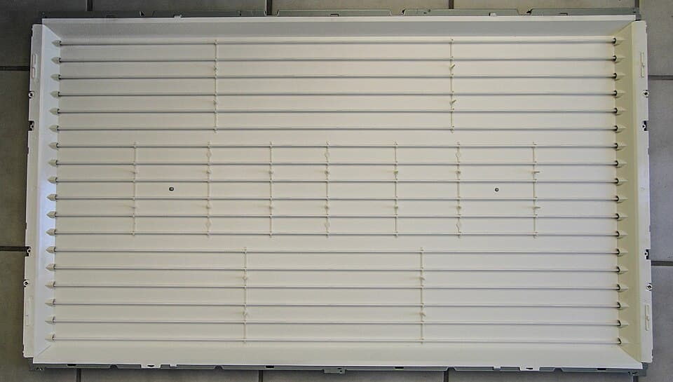CCFL (fluorescent) backlight used in older LCD TVs