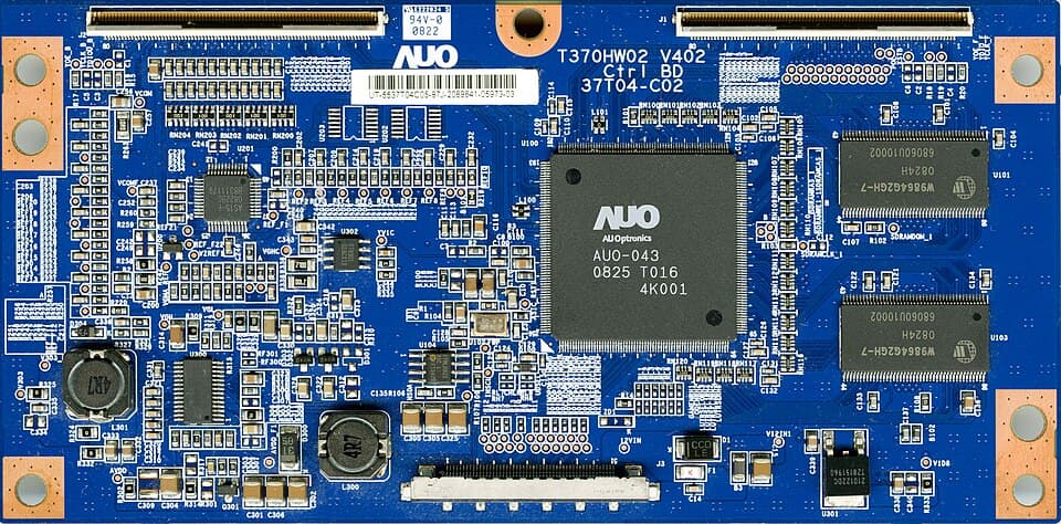 LCD panelin T-con (zamanlama denetleyici) kartı